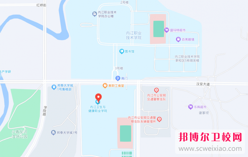 內(nèi)江衛(wèi)生與健康職業(yè)學(xué)院地址在哪里，哪個(gè)地區(qū)，哪個(gè)城市?