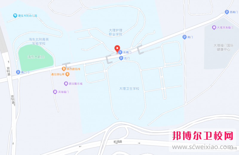 大理護理職業(yè)學院地址在哪里，哪個地區(qū)，哪個城市?