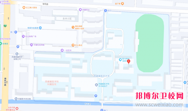 西藏藏醫(yī)藥大學地址在哪里，哪個地區(qū)，哪個城市?